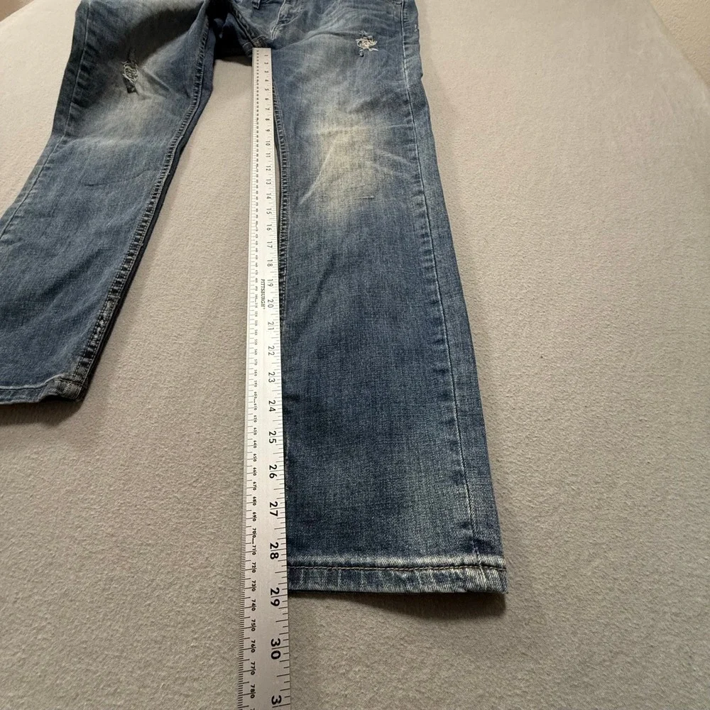 RSQ Seattle Denim Skinny Tapered Distressed Jeans Men‎ 30x32
